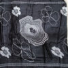 Rayon Cotton Fabric with Floral Printed Suit (Black)