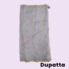 Heavy Embroidery Pakistani Suit Work Purple White Combination Party Wear (Fabric)
