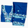 Navy Blue Lakhnavi Floral Suit Set