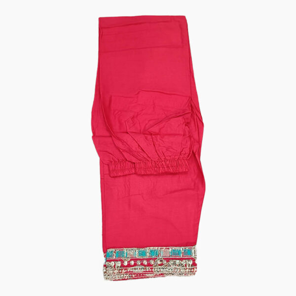 Anarkali-bottom Traditional Cotton Anarkali Kurti with Lace Border